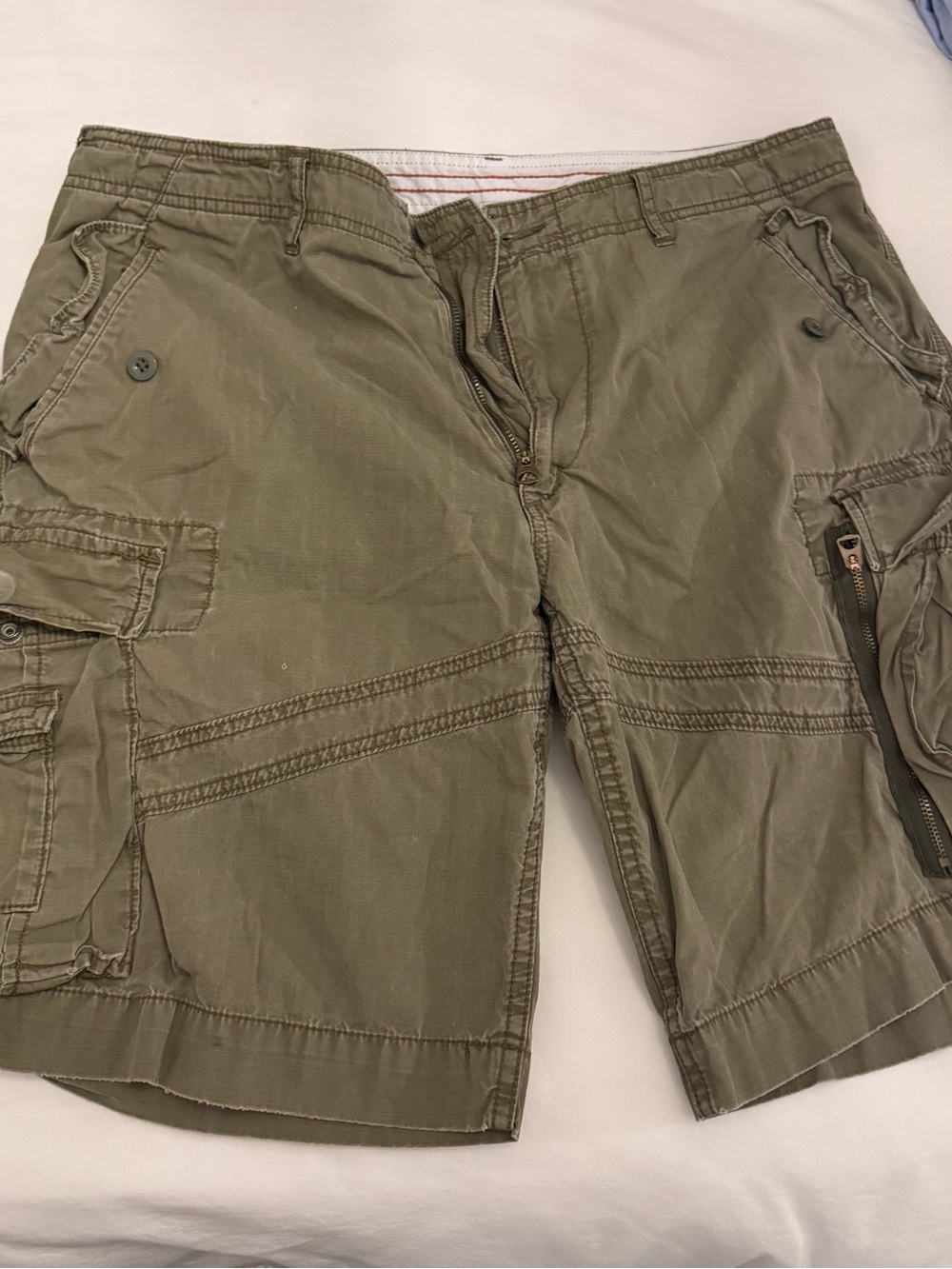 Ralph Lauren Olive Utility Cargo Shorts